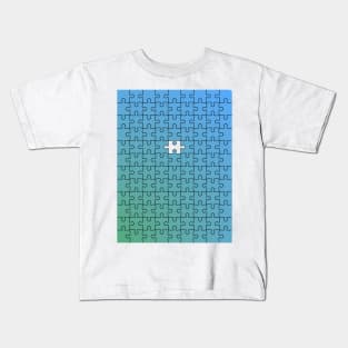 Missing Piece Puzzle Kids T-Shirt